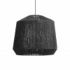 Suspensions Abat-jour Bohème En Jute - Nordal Noir -Luminaires Soldes 2022 abat jour boheme en jute nordal noir