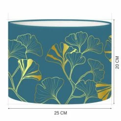 Abat-jours Lampes à Poser Abat-jour Chevet Iris Bleu Canard T 25 X H 20 -Luminaires Soldes 2022 abat jour chevet iris bleu canard t 25 x h 20 2