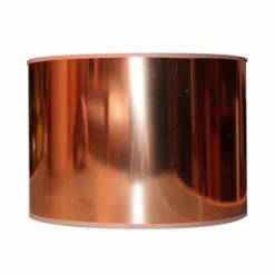 Abat-jours Lampes à Poser Abat-jour Chevet Laqué Cuivre Brillant T 25 X H 18 -Luminaires Soldes 2022 abat jour chevet laque cuivre brillant t 25 x h 18 2