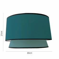 Abat-jours Lampadaires Abat-jour Cleo Bleu T 40 X H 27 -Luminaires Soldes 2022 abat jour cleo bleu t 40 x h 27 2