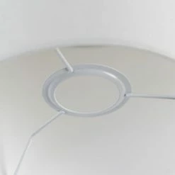 QAZQA Suspensions Abat-jour En Tissu Blanc -Luminaires Soldes 2022 abat jour en tissu blanc 5