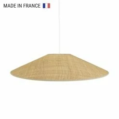 LUMISKY Suspensions Abat-jour Intérieur Fibre Naturelle Beige D60CM -Luminaires Soldes 2022 abat jour interieur fibre naturelle beige d60cm 4