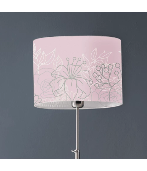 Abat-jours Lampadaires Abat-jour Lampadaire Bouquet Rose Poudré T 45 X H 25 7 Abat-jours Lampadaires Abat-jour Lampadaire Bouquet Rose Poudré T 45 X H 25 – Image 5