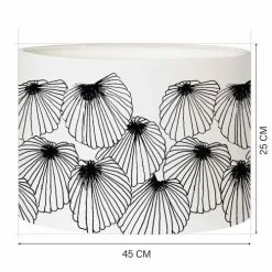 Abat-jours Lampadaires Abat-jour Lampadaire Coquillage T 45 X H 25 -Luminaires Soldes 2022 abat jour lampadaire coquillage t 45 x h 25 1