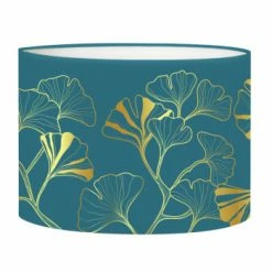 Abat-jours Lampadaires Abat-jour Lampadaire Iris Gris T 45 X H 25 -Luminaires Soldes 2022 abat jour lampadaire iris bleu canard t 45 x h 25