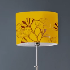 Abat-jours Lampadaires Abat-jour Lampadaire Iris Jaune Moutarde T 45 X H 25 -Luminaires Soldes 2022 abat jour lampadaire iris jaune moutarde t 45 x h 25 2