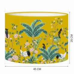 Abat-jours Lampadaires Abat-jour Lampadaire Jungle Jaune Moutarde T 45 X H 25 -Luminaires Soldes 2022 abat jour lampadaire jungle jaune moutarde t 45 x h 25 1
