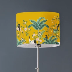 Abat-jours Lampadaires Abat-jour Lampadaire Jungle Jaune Moutarde T 45 X H 25 -Luminaires Soldes 2022 abat jour lampadaire jungle jaune moutarde t 45 x h 25 2