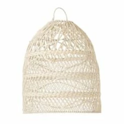 Meubles & Design Suspensions Abat-jour Lanterne En Rotin Naturel Naturel -Luminaires Soldes 2022 abat jour lanterne en rotin naturel blanc