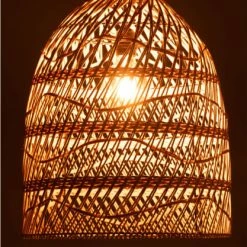 Meubles & Design Suspensions Abat-jour Lanterne En Rotin Naturel Naturel -Luminaires Soldes 2022 abat jour lanterne en rotin naturel naturel 2