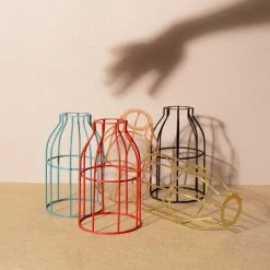 Hoopzi Suspensions Abat-jour Pour Suspension En Acier Laqué Vert Menthe -Luminaires Soldes 2022 abat jour pour suspension en acier laque vert menthe 3