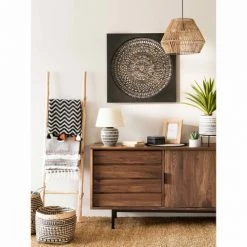 Maisons Du Monde Suspensions Abat-jour Pour Suspension En Fibre Végétale D40 -Luminaires Soldes 2022 abat jour pour suspension en fibre vegetale d40 1000 1 11 173605 3