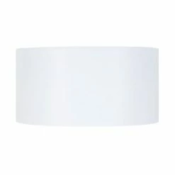 Tosel Lampadaires Abat-jour Tissu Blanc