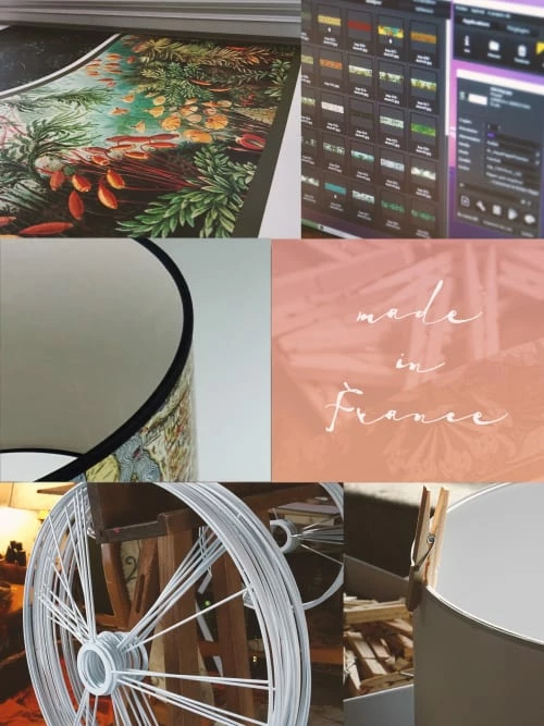 Yeda Design Lampes à Poser Abat Jour Vintage Map Paris 25 X 18 6 Yeda Design Lampes à Poser Abat Jour Vintage Map Paris 25 X 18 – Image 4