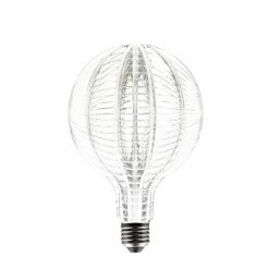 LUMISKY Ampoules Led Ampoule LED Décorative Aluminium Transparent E27