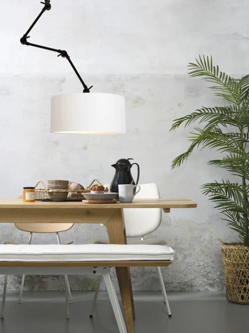 It's About Romi Appliques Murales Et Spots Applique 3 Bras En Métal Et Abat-jour Blanc L100cm 5 It's About Romi Appliques Murales Et Spots Applique 3 Bras En Métal Et Abat-jour Blanc L100cm – Image 3