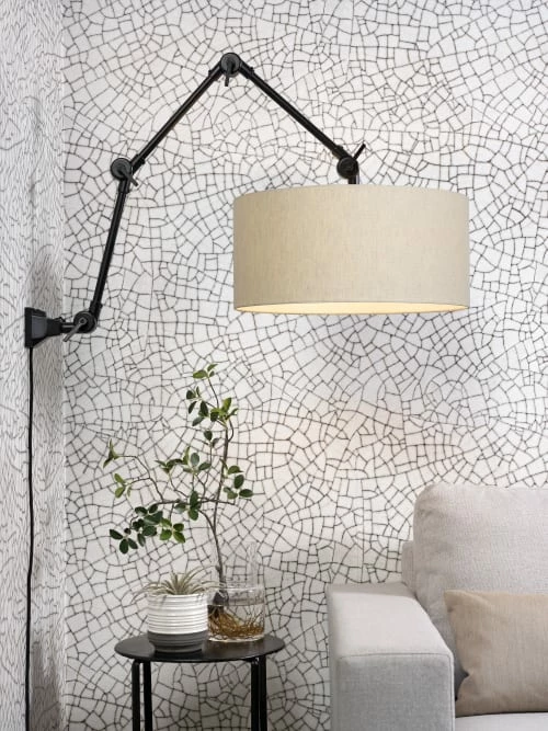 It's About Romi Appliques Murales Et Spots Applique 3 Bras En Métal Et Abat-jour L100cm 4 It's About Romi Appliques Murales Et Spots Applique 3 Bras En Métal Et Abat-jour L100cm – Image 2