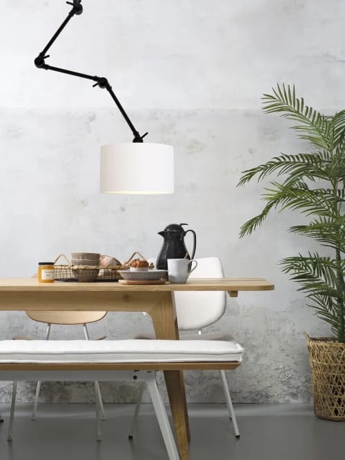 It's About Romi Appliques Murales Et Spots Applique 3 Bras Et Abat-jour Blanc L100cm 5 It's About Romi Appliques Murales Et Spots Applique 3 Bras Et Abat-jour Blanc L100cm – Image 3