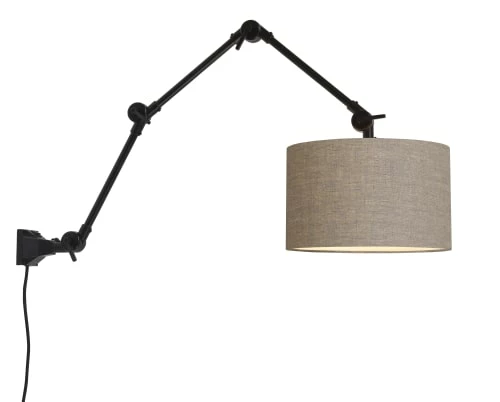 It's About Romi Appliques Murales Et Spots Applique 3 Bras Et Abat-jour Gris L100cm 3 It's About Romi Appliques Murales Et Spots Applique 3 Bras Et Abat-jour Gris L100cm