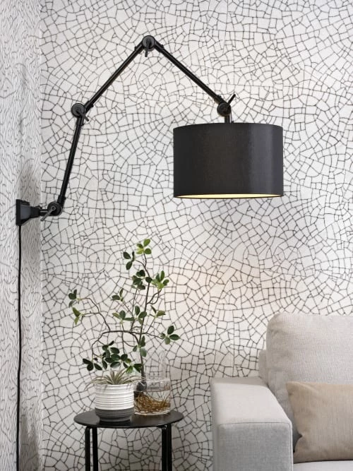 It's About Romi Appliques Murales Et Spots Applique 3 Bras Et Abat-jour Noir L100cm 4 It's About Romi Appliques Murales Et Spots Applique 3 Bras Et Abat-jour Noir L100cm – Image 2