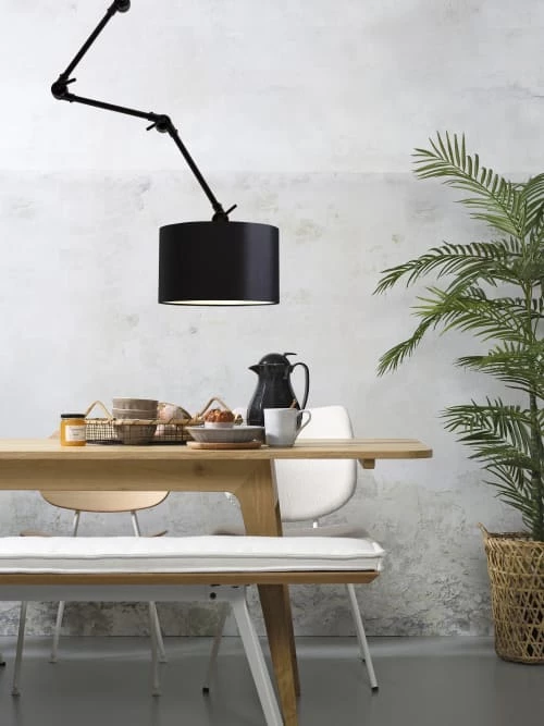 It's About Romi Appliques Murales Et Spots Applique 3 Bras Et Abat-jour Noir L100cm 5 It's About Romi Appliques Murales Et Spots Applique 3 Bras Et Abat-jour Noir L100cm – Image 3