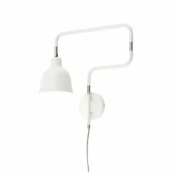 It's About Romi Appliques Murales Et Spots Applique Articulée Métal Blanc L21-57cm