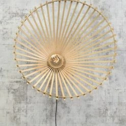 Good & Mojo Appliques Murales Et Spots Applique Asymétrique En Bambou D60 -Luminaires Soldes 2022 applique asymetrique en bambou d60 3