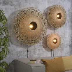 Good & Mojo Appliques Murales Et Spots Applique Bambou Avec Câble D44cm -Luminaires Soldes 2022 applique bambou avec cable d44cm 3