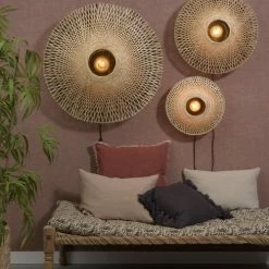 Good & Mojo Appliques Murales Et Spots Applique Bambou Avec Câble D44cm -Luminaires Soldes 2022 applique bambou avec cable d44cm 4