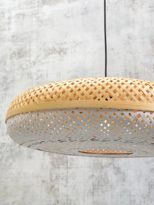 Good & Mojo Appliques Murales Et Spots Applique Bambou Blanc 3 Bras L105cm 6 Good & Mojo Appliques Murales Et Spots Applique Bambou Blanc 3 Bras L105cm – Image 4