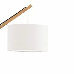 Good & Mojo Appliques Murales Et Spots Applique Bambou/lin Blanc L50cm -Luminaires Soldes 2022 applique bambou lin blanc l50cm 4