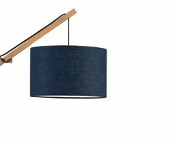 Good & Mojo Appliques Murales Et Spots Applique Bambou/lin Blanc L50cm -Luminaires Soldes 2022 applique bambou lin bleu l50cm 4