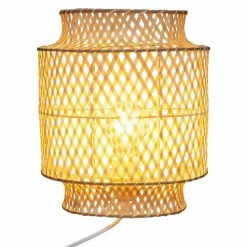 Decoratie Appliques Murales Et Spots Applique Bambou Naturel D23cm -Luminaires Soldes 2022 applique bambou naturel d23cm 3