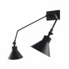 Maisons Du Monde Appliques Murales Et Spots Applique Double Articulée En Métal Noir Mat -Luminaires Soldes 2022 applique double articulee en metal noir mat 1000 8 12 210383 1