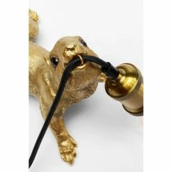 Kare Design Appliques Murales Et Spots Applique écureuil En Polyrésine Dorée -Luminaires Soldes 2022 applique ecureuil en polyresine doree 2