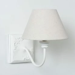 Maisons Du Monde Appliques Murales Et Spots Applique Effet Blanchi Et Abat-jour écru -Luminaires Soldes 2022 applique effet blanchi et abat jour ecru 1000 1 12 153885 2