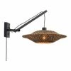 Good & Mojo Appliques Murales Et Spots Applique En Bambou Noir 2 Bras L55cm -Luminaires Soldes 2022 applique en bambou noir 2 bras l55cm