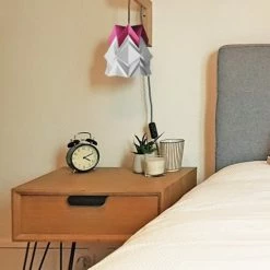 Tedzukuri Atelier Appliques Murales Et Spots Applique En Bois Et Petite Suspension Origami En Papier -Luminaires Soldes 2022 applique en bois et petite suspension origami en papier 2