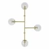 Maisons Du Monde Appliques Murales Et Spots Applique En Métal Doré Et 4 Globes En Verre -Luminaires Soldes 2022 applique en metal dore et 4 globes en verre 1000 1 12 227070 1