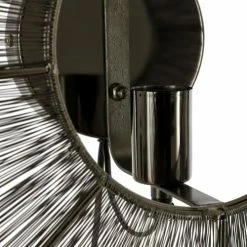 Mica Decorations Appliques Murales Et Spots Applique En Métal Noir D40 -Luminaires Soldes 2022 applique en metal noir d40 3