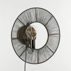 Mica Decorations Appliques Murales Et Spots Applique En Métal Noir D40 -Luminaires Soldes 2022 applique en metal noir d40 5