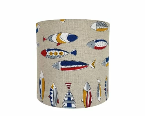 Belamp Appliques Murales Et Spots Applique En Tissu Beige Avec Des Poissons Colorés - 30*30 Cm 3 Belamp Appliques Murales Et Spots Applique En Tissu Beige Avec Des Poissons Colorés - 30*30 Cm