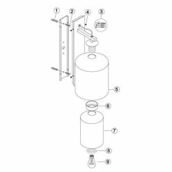 Keria Appliques Murales Et Spots Applique En Verre Et Métal Noir -Luminaires Soldes 2022 applique en verre et metal noir 5