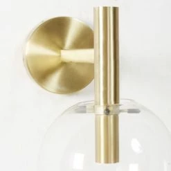 Maisons Du Monde Appliques Murales Et Spots Applique Globe En Verre Et Métal Doré -Luminaires Soldes 2022 applique globe en verre et metal dore 1000 1 36 190809 2