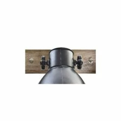 Wadiga Appliques Murales Et Spots Applique Murale Bois Et Métal Noir Triple 67x18x24cm -Luminaires Soldes 2022 applique murale bois et metal noir triple 67x18x24cm 3