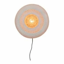 Good & Mojo Appliques Murales Et Spots Applique Murale En Bambou Blanc D40