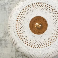 Good & Mojo Appliques Murales Et Spots Applique Murale En Bambou Blanc D40 -Luminaires Soldes 2022 applique murale en bambou blanc d40 4