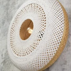 Good & Mojo Appliques Murales Et Spots Applique Murale En Bambou Blanc D60 -Luminaires Soldes 2022 applique murale en bambou blanc d60 3