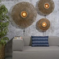 Good & Mojo Appliques Murales Et Spots Applique Murale En Bambou D44 -Luminaires Soldes 2022 applique murale en bambou d44 3