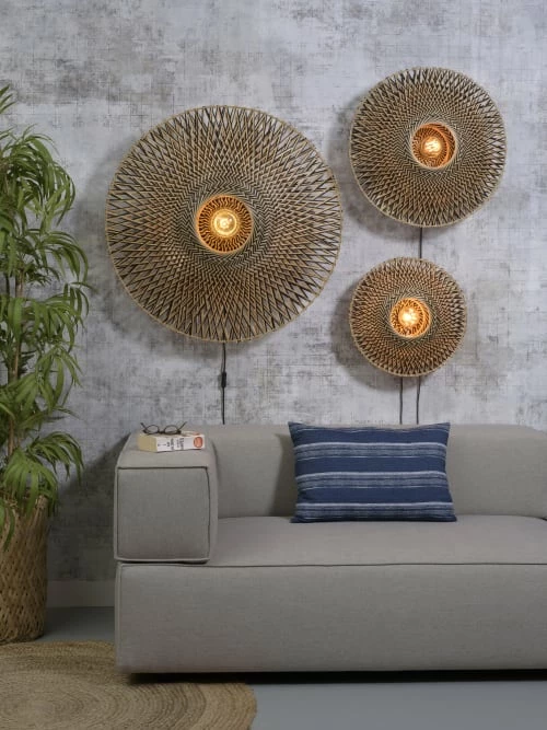 Good & Mojo Appliques Murales Et Spots Applique Murale En Bambou D87 4 Good & Mojo Appliques Murales Et Spots Applique Murale En Bambou D87 – Image 2